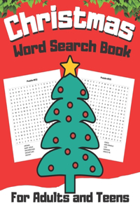 Christmas Word Search Book for Adults and Teens