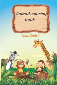 Animal coloring book