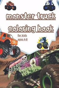 monster truck coloring book