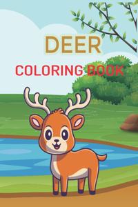 Deer Coloring Book
