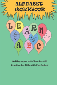 Alphabet workbook learn ABC