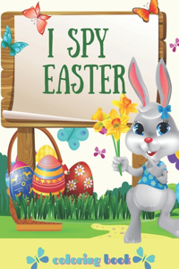 I spy Easter coloring book
