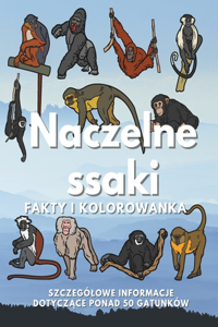 Fakty i kolorowanka Naczelne Ssaki
