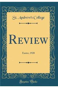 Review: Easter, 1920 (Classic Reprint)