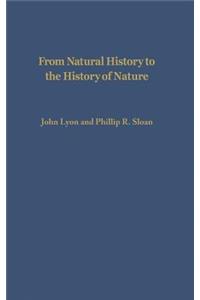 From Natural History to the History of Nature