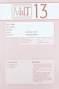 MaLT Test 13 Pk10 (Mathematics Assessment for Learning and Teaching)