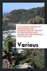 Annual Report of the Municipal Officers of the City of South Portland