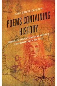 Poems Containing History