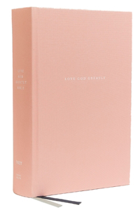 Love God Greatly Bible, Cloth Over Board, Pink, Comfort Print