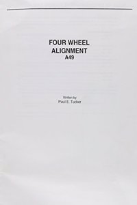 A49 Four Wheel Alignment Video Package