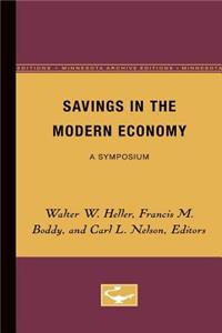 Savings in the Modern Economy