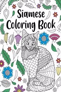 Siamese Cat Coloring Book
