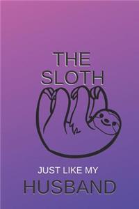 The Sloth Just Like My Husband