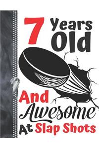 7 Years Old And Awesome At Slap Shots