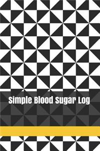 Simple Blood Sugar Log