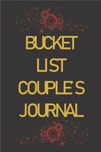 Bucket List Couple's Journal