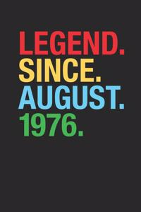 Legend Since August 1976