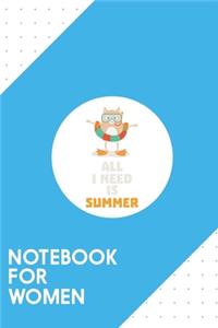 Notebook for Women