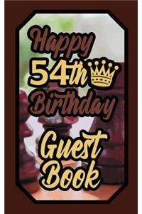 Happy 54th Birthday Guest Book
