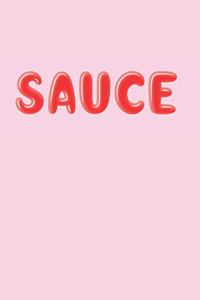 Sauce Notebook Journal