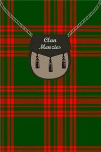 Clan Menzies Tartan Journal/Notebook
