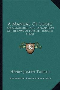 Manual Of Logic