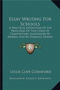 Essay Writing For Schools