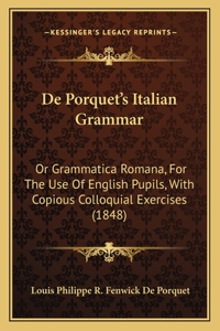 de Porquet's Italian Grammar