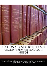 National and Homeland Security