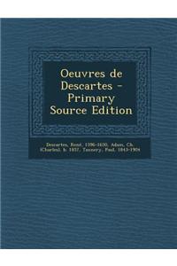 Oeuvres de Descartes