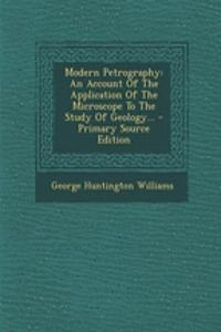 Modern Petrography