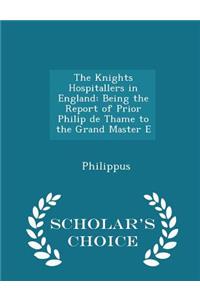 The Knights Hospitallers in England