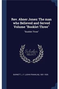 Rev. Abner Jones
