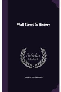 Wall Street In History