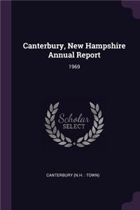 Canterbury, New Hampshire Annual Report