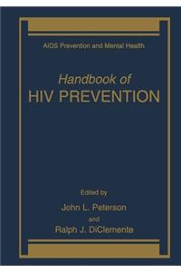 Handbook of HIV Prevention