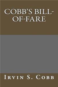 Cobb's Bill-Of-Fare