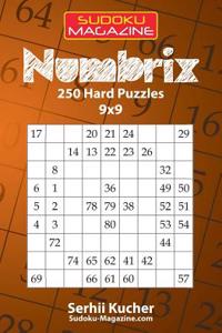 Numbrix - 250 Hard Puzzles 9x9