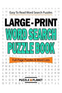 Large Print Word Search Puzzle Book