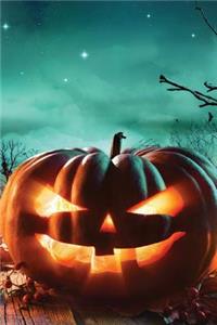 Jack-O-Lantern by Moonlight Grid Journal
