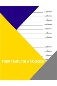 Poem Template Workbook