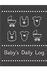 Baby's Daily Log Notebook Tracker for Newborn and Toddler
