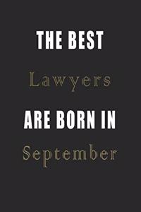 The best Lawyers are born in September journal