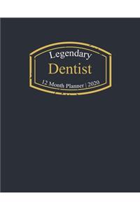 Legendary Dentist, 12 Month Planner 2020