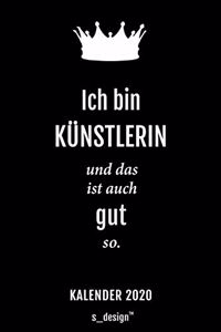 Kalender 2020 für Künstler / Künstlerin