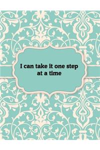 I Can Take it One Step at a Time, Notebook