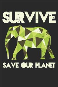 Elephant Save And Love Earth