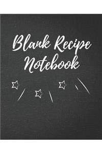 Blank Recipe Notebook