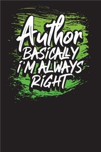Author Basically I'm Always Right