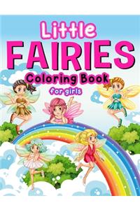 Little Fairies Coloring Book For Girls
